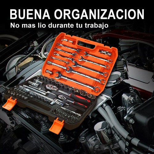 Juego De Herramientas Para Reparación De Auto Y Moto 82 Pzs.