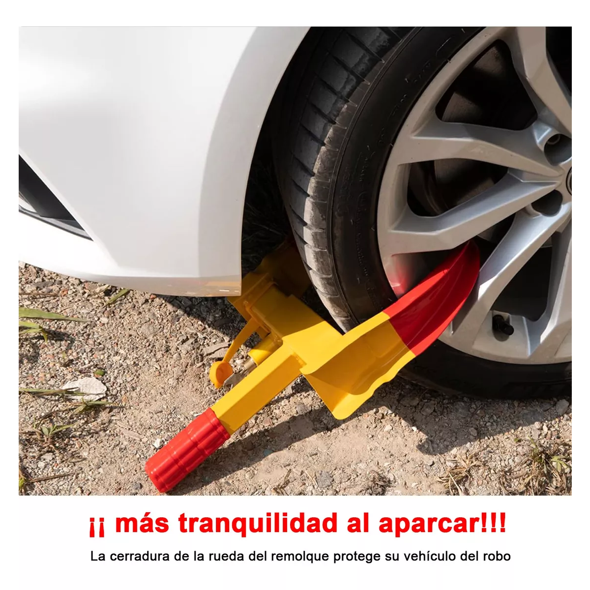 Candado Araña Inmovilizador Para Llanta Antirrobo Resistente.