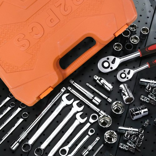 Juego De Herramientas Para Reparación De Auto Y Moto 82 Pzs.