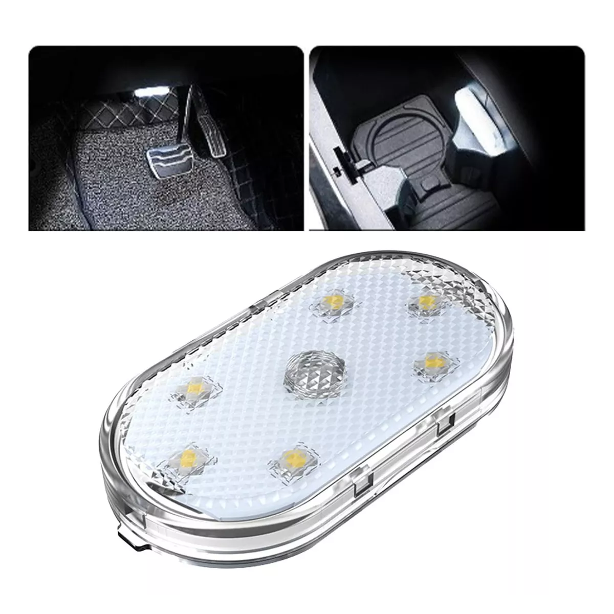 Lámpara Para Auto Techo Cajuela Lectura Interior Inalámbrica.
