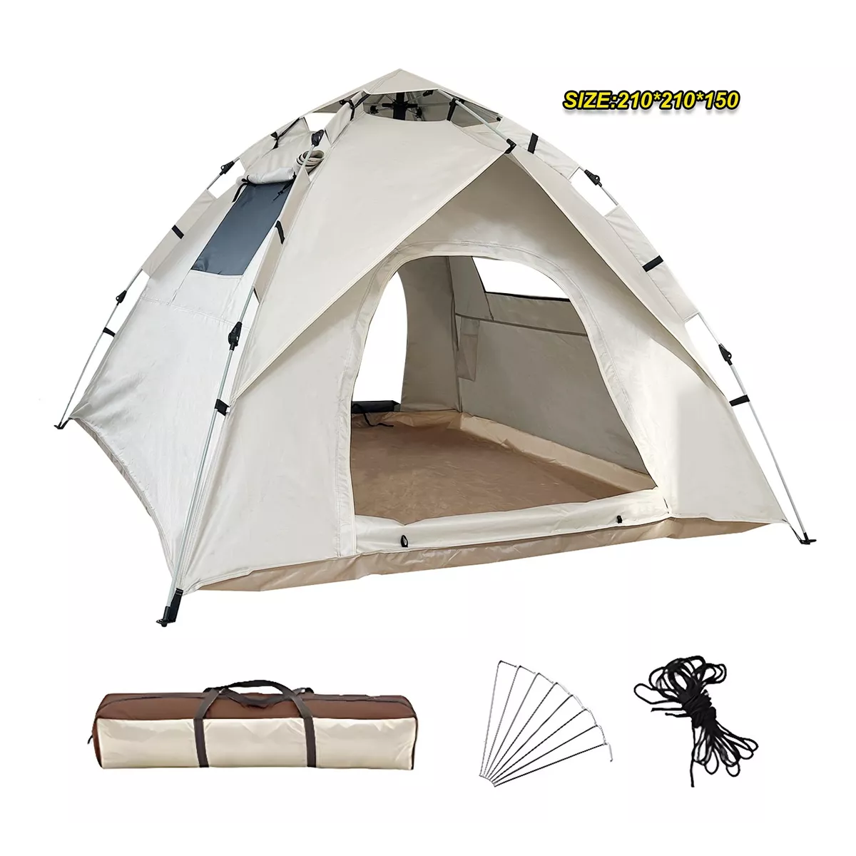 Tienda De Campaña Impermeable - 4-5 Personas Casa De Acampar.