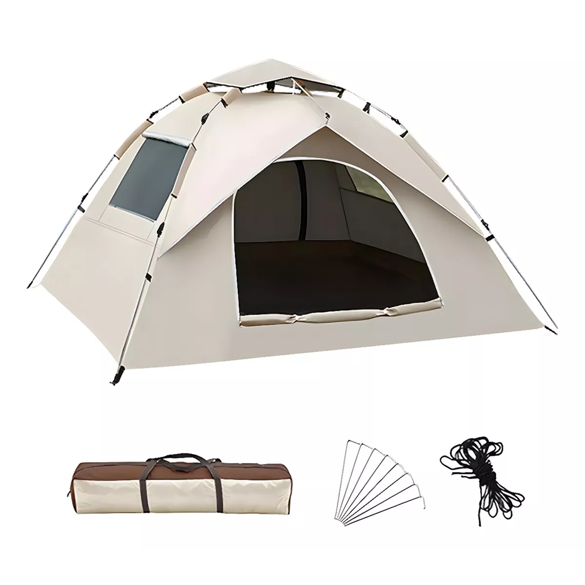 Tienda De Campaña Impermeable - 4-5 Personas Casa De Acampar.