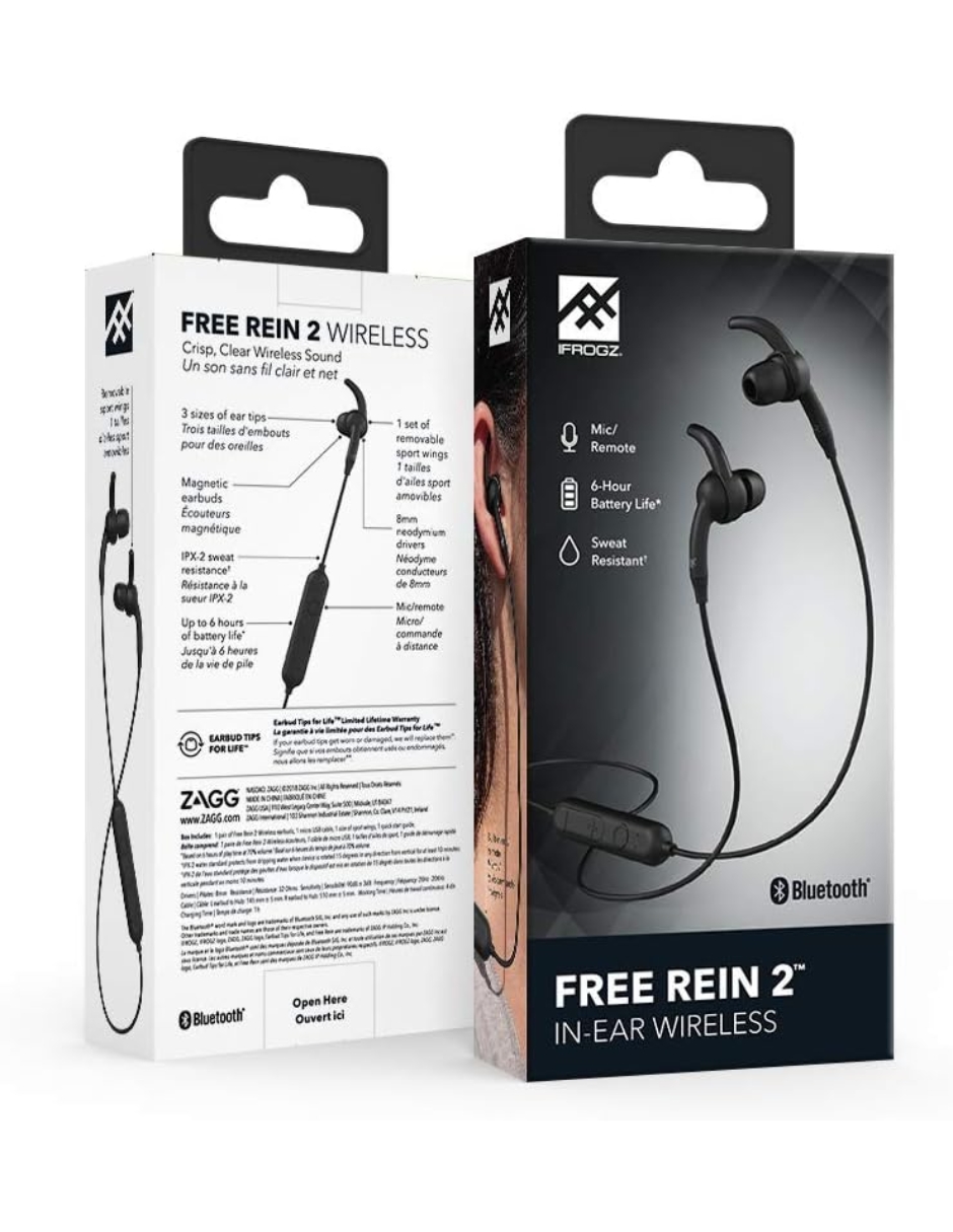 AUDÍFONOS IFROGZ EARBURD FREE REIN 2 FG.