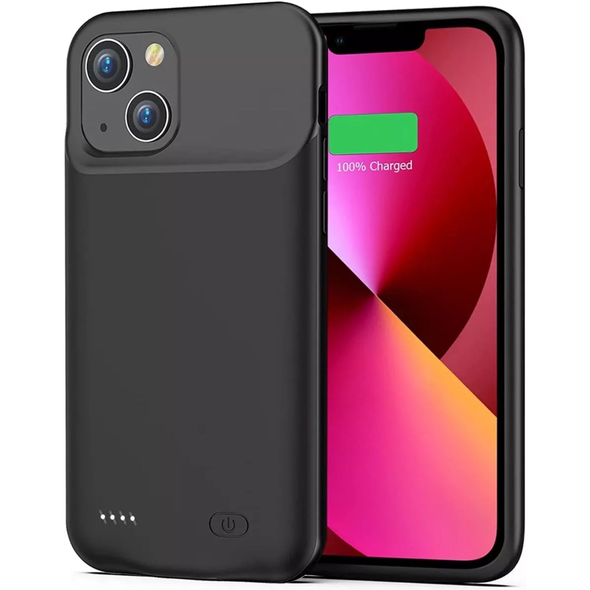 Funda Cargador Powerbank 7000 mah Para iPhone 14 Plus Proteccion 2 en 1 Funda cargadora Delgada, Portatil, Recargable