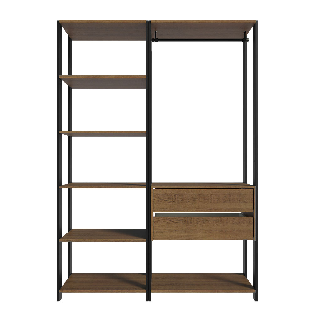 Ropero Closet Guardarropas Madesa Valencia 129cm MP.