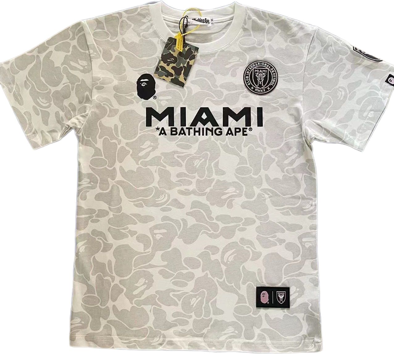 Nuevo! Jersey Inter Miami 2024 MLS Edicion Especial BAPE Gris Talla L.