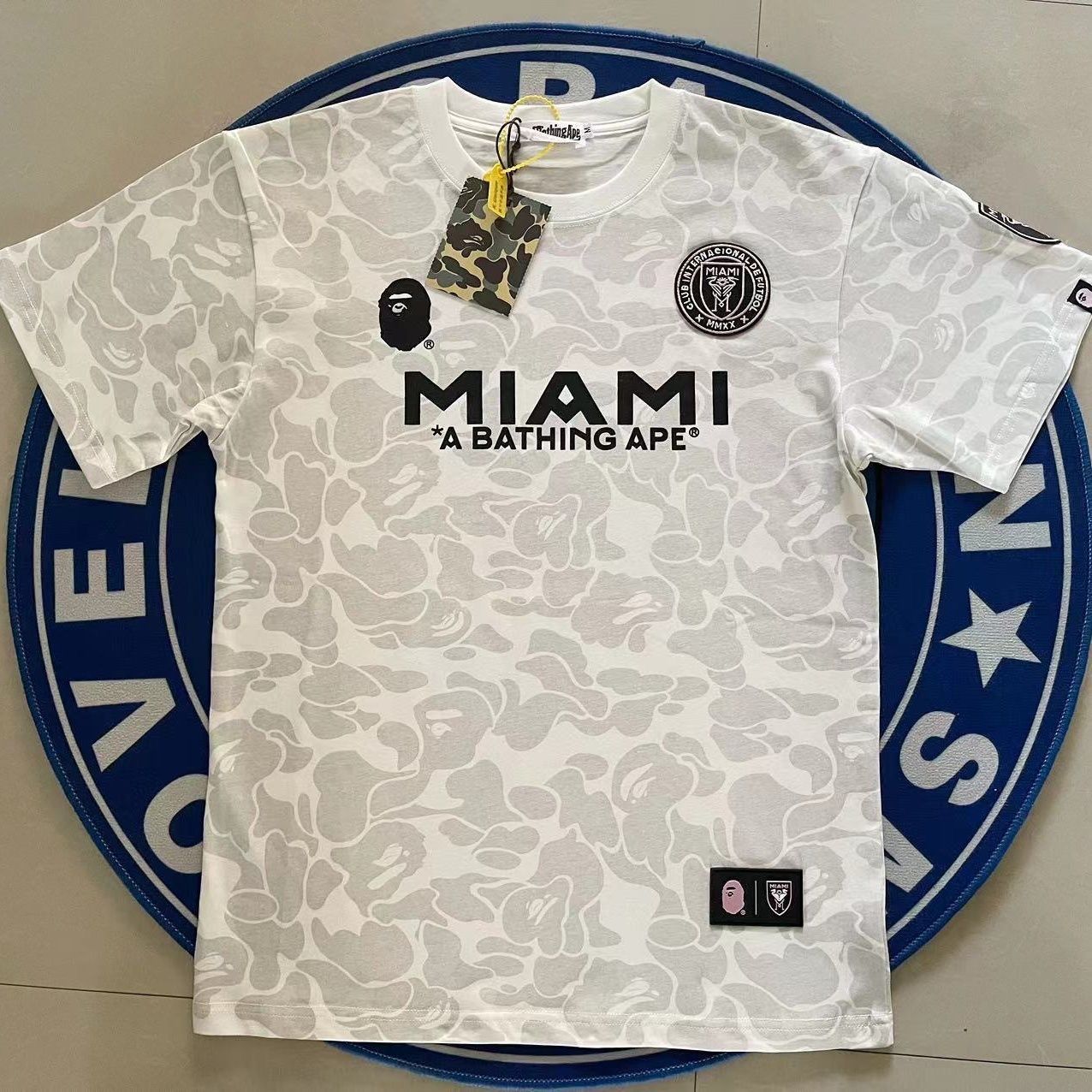 Nuevo! Jersey Inter Miami 2024 MLS Edicion Especial BAPE Gris Talla L.