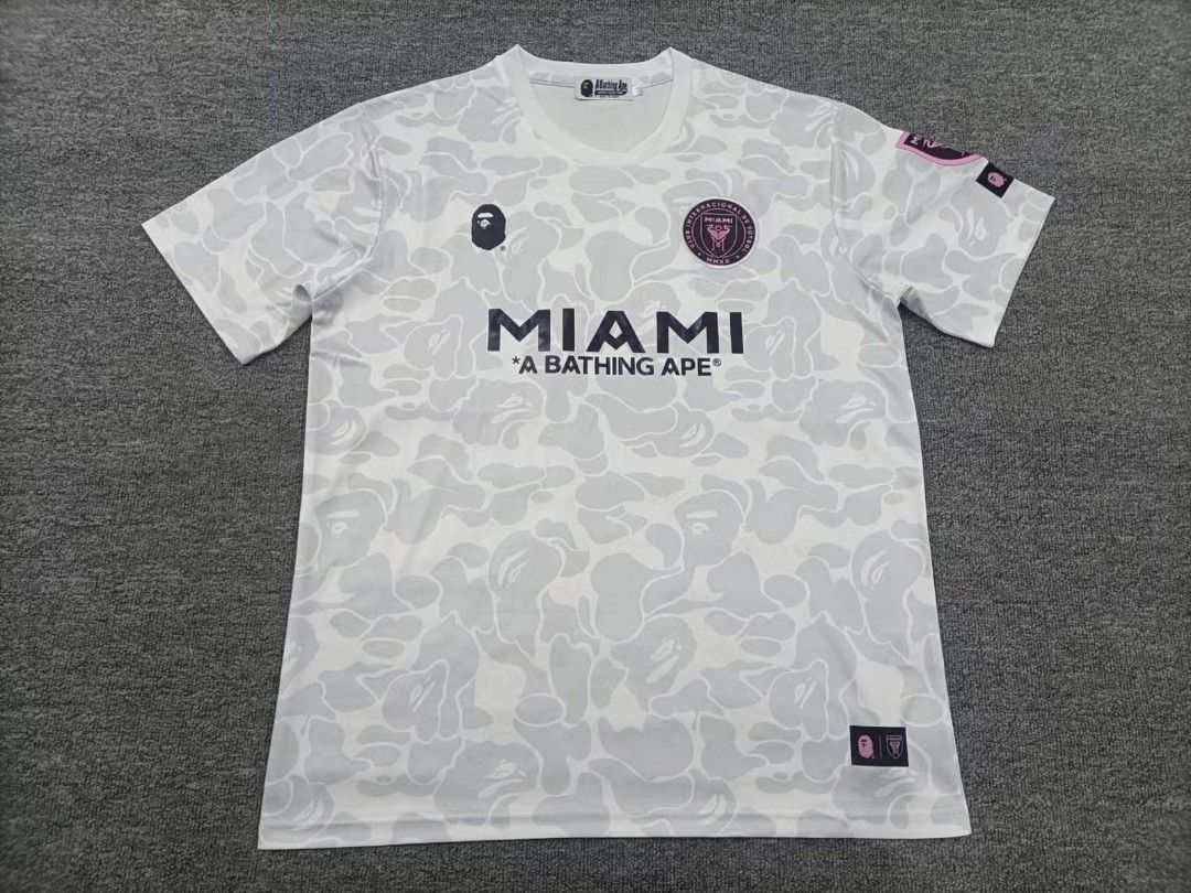 Nuevo! Jersey Inter Miami 2024 MLS Edicion Especial BAPE Gris Talla L.