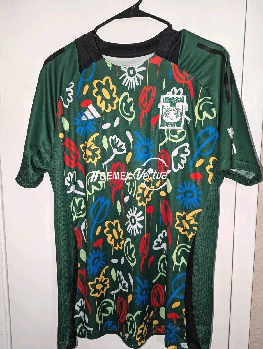 Nuevo! Jersey Tigres UANL 2024 Edicion Especial Dia de la Tierra Verde Talla M.