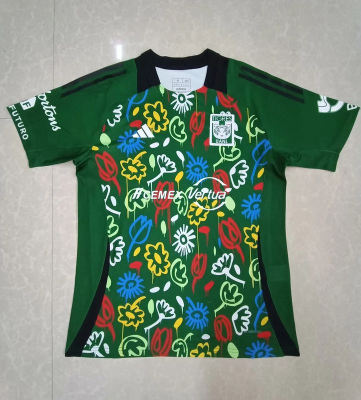 Nuevo! Jersey Tigres UANL 2024 Edicion Especial Dia de la Tierra Verde Talla M.