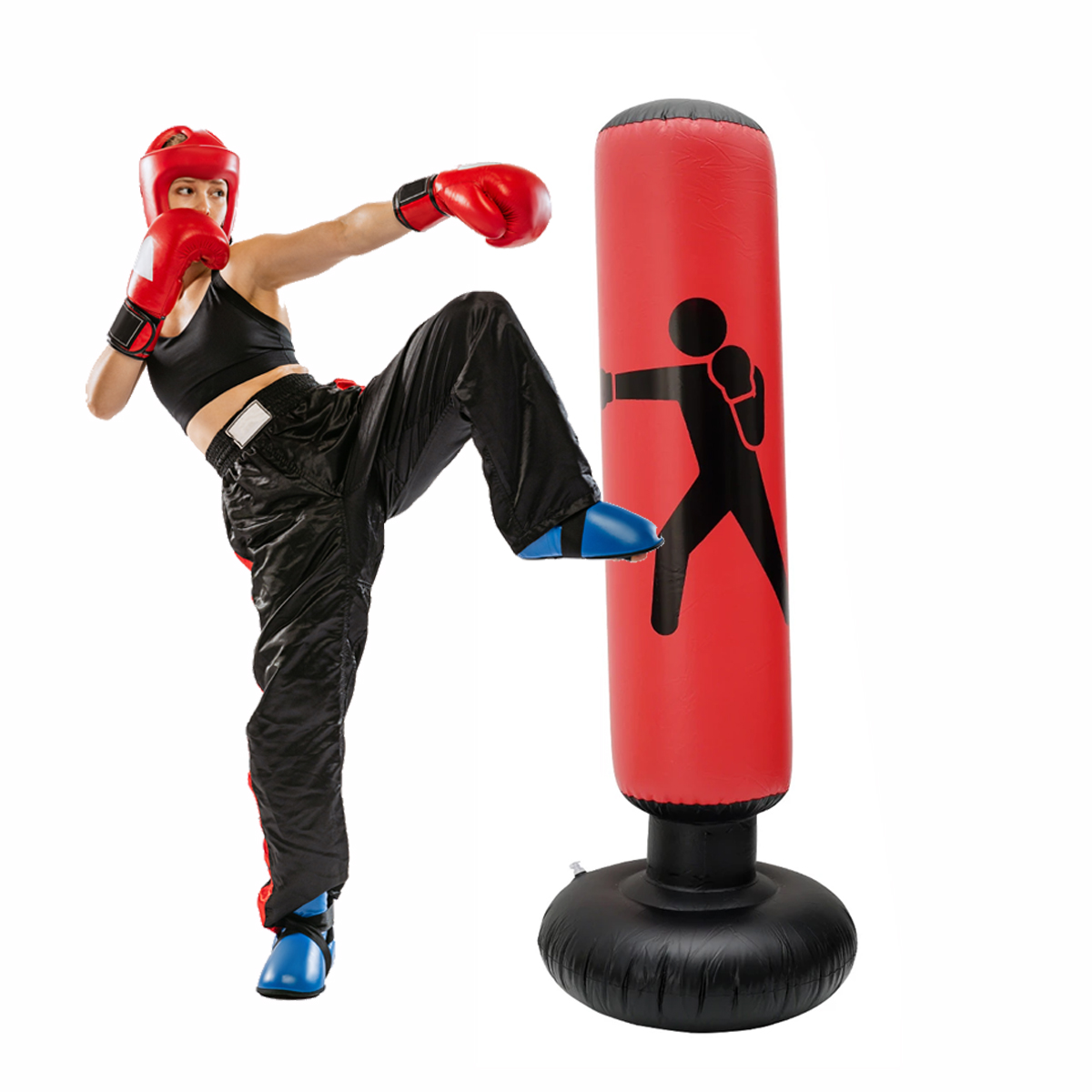 Saco inflable boxeo sale