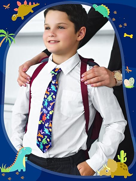 Corbata para el cuello para niños y niños, 3 unidades preatadas, corbatas ajustables para niños pequeños, para bodas, graduación, escuela.