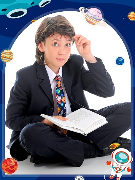Corbata para el cuello para niños y niños, 3 unidades preatadas, corbatas ajustables para niños pequeños, para bodas, graduación, escuela.