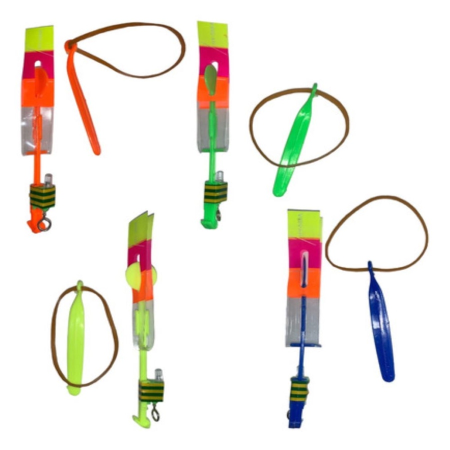 70 Flecha Luz Led Luminoso Liga Juguete Helicoptero Fiesta.