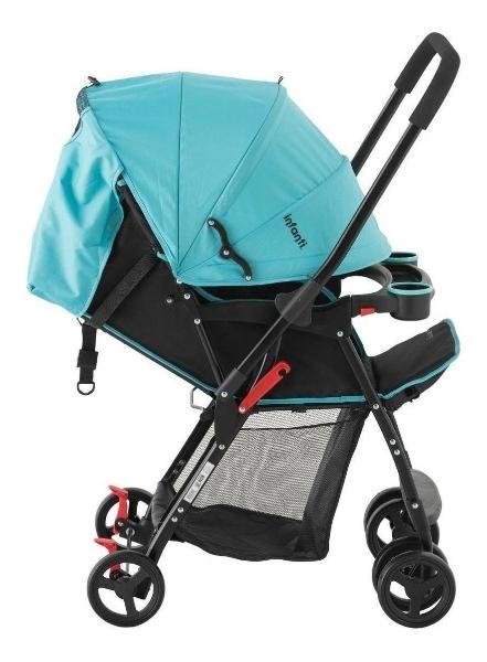 Carriola De Bebe Infanti Swivel Mango Reversible Azul