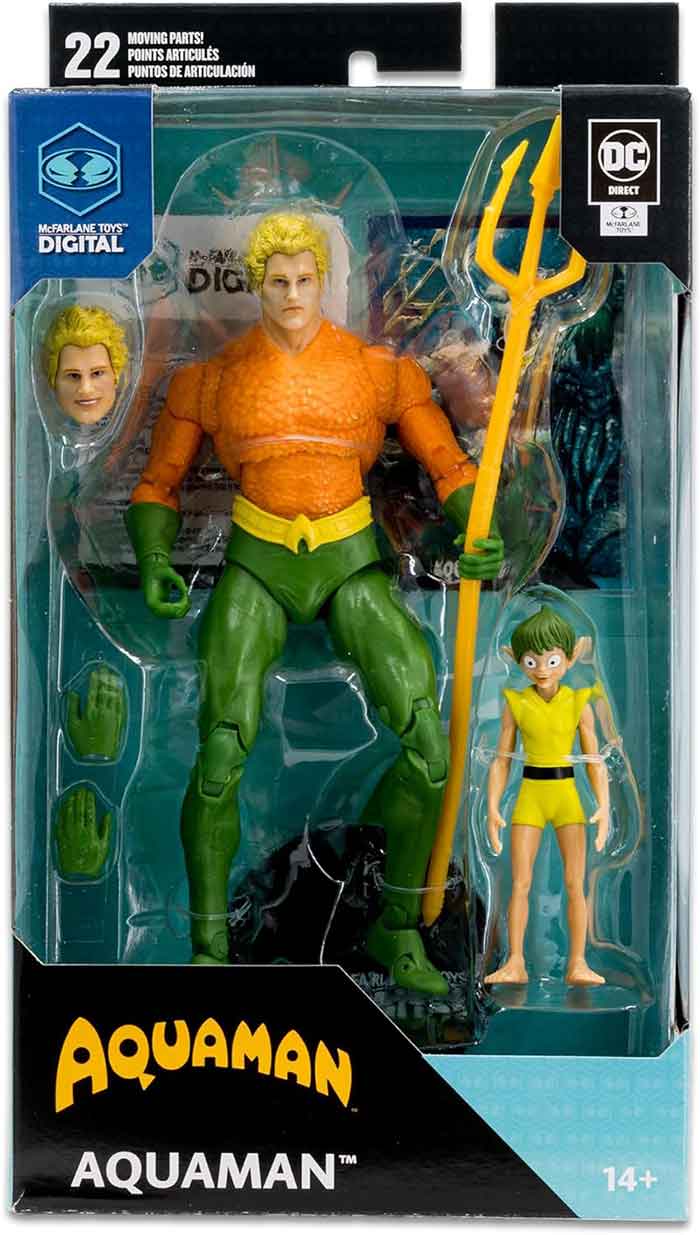 DC Multiverse Aquaman (DC Classic) 7 pulg c/ Digital Collectible.