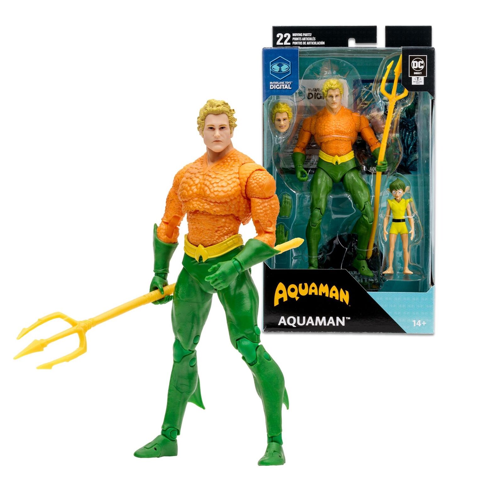 DC Multiverse Aquaman (DC Classic) 7 pulg c/ Digital Collectible.