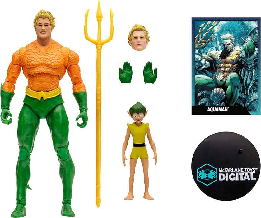 DC Multiverse Aquaman (DC Classic) 7 pulg c/ Digital Collectible.