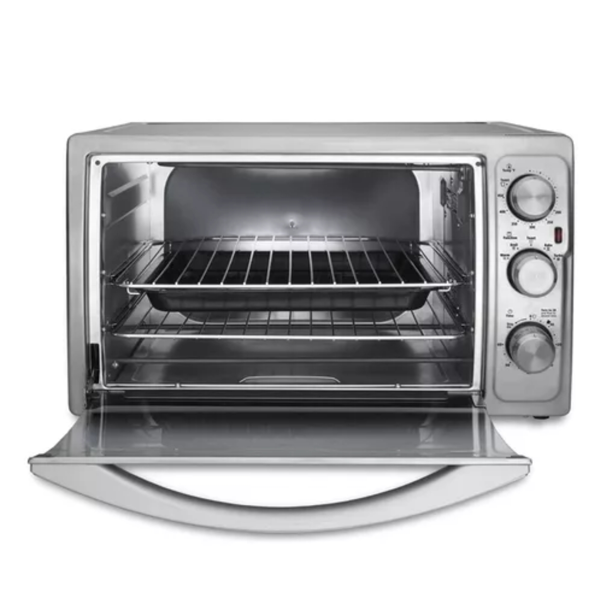 Horno De Mesa Eléctrico Oster Tssttvxxll 42l Gris 127v.