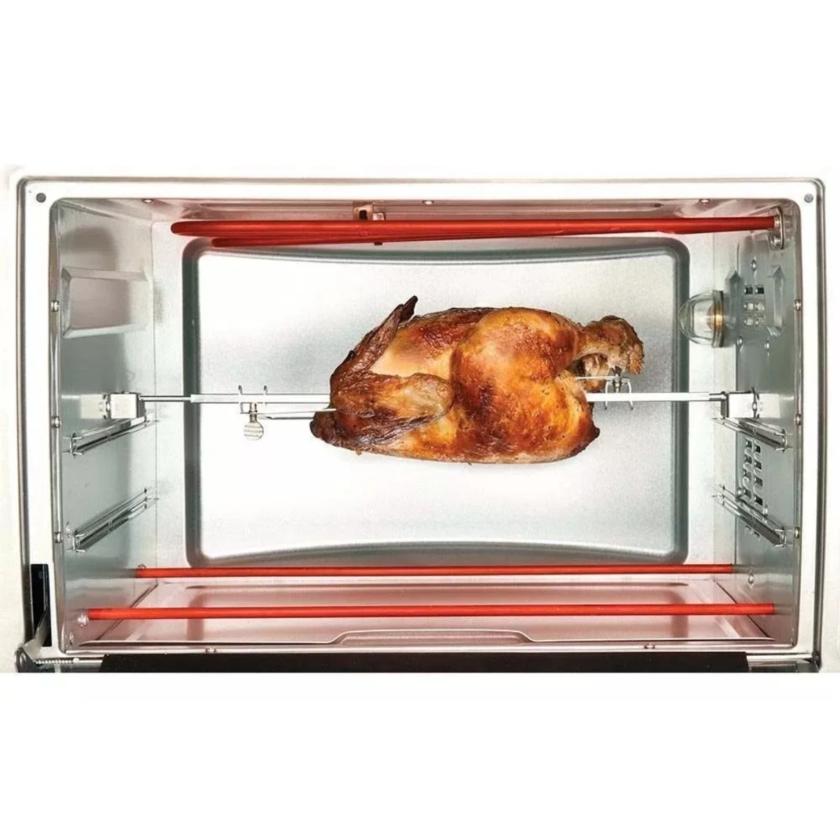 Horno De Mesa Eléctrico Oster Tssttvxxll 42l Gris 127v.