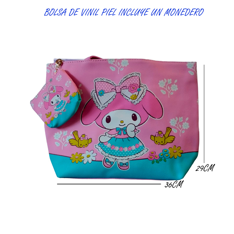 Bolsa Monedero dibujos animados caricaturas Rosa Circulos.