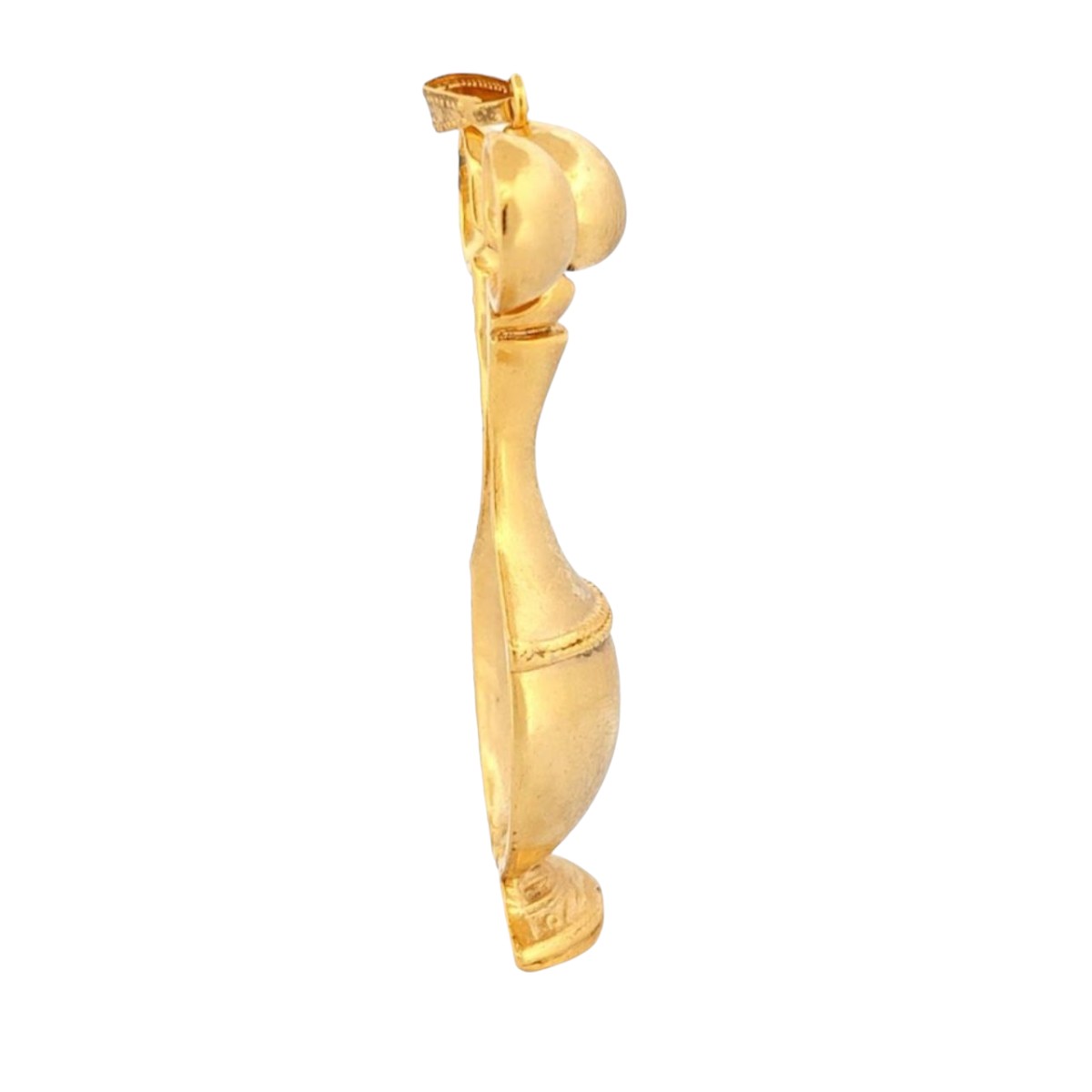 Dije Precolombino Poporo Quimbaya 7.8 Cm Joyeria M De Leon.