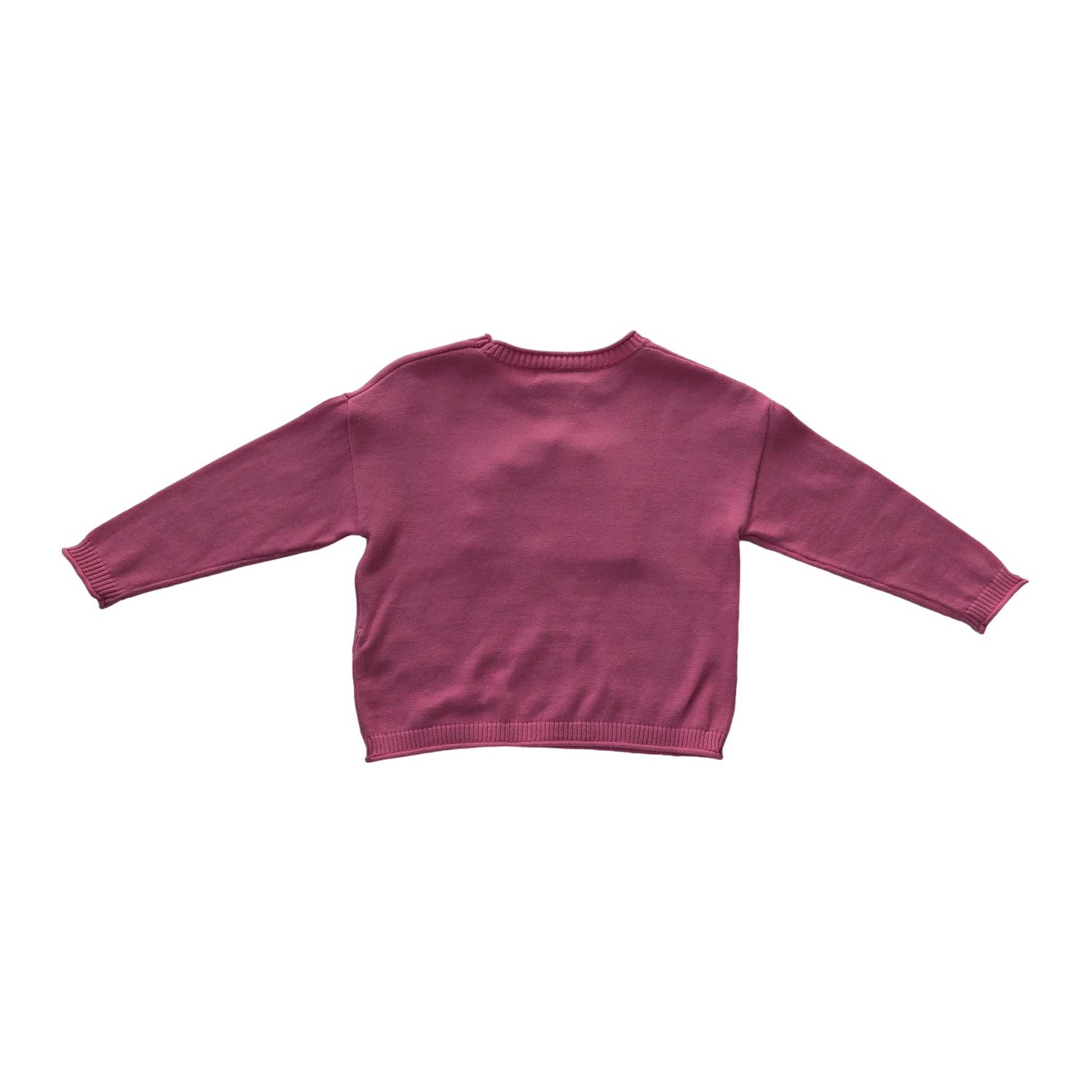 Suéter rosa arcoíris niña Losan.