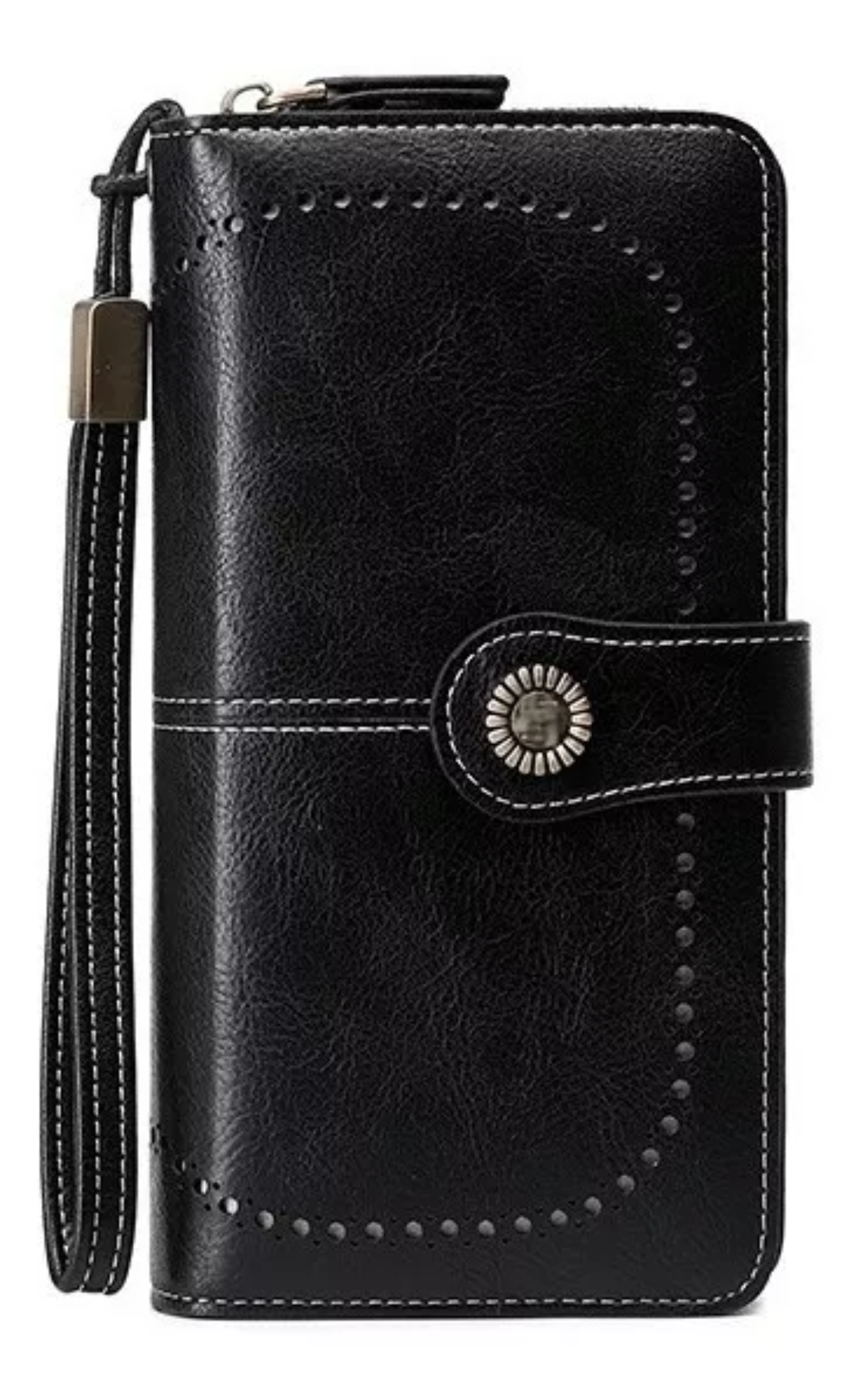 Cartera Mujer Cuero Gran Capacidad Tarjetero.