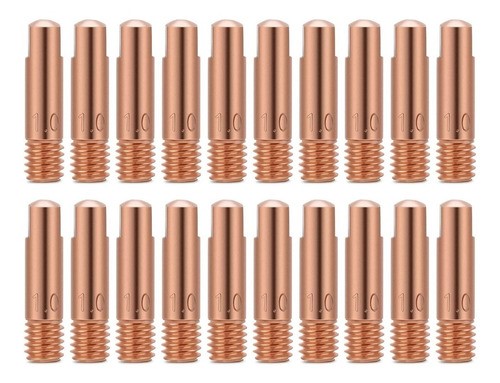 Kit 20 Punta De Contacto Para Soldar Microalambre M6 1.0 Mm.