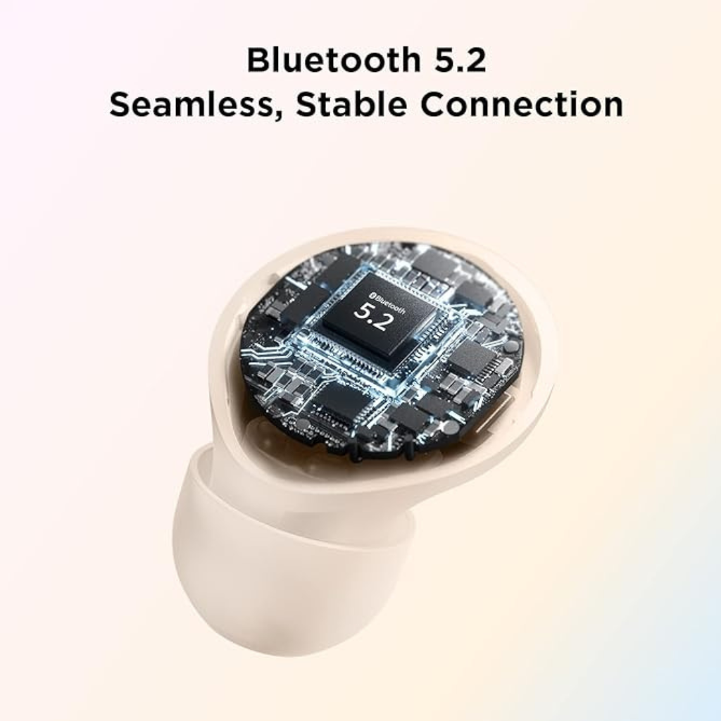 Audífonos Bluetooth 1More Color Buds 2 Cancelación Ruido.18h. Dorados.