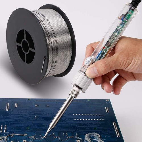 Kit 3 Rollos Microalambre Soldar 1kg 1.00mm Fluxcore Sin Gas.