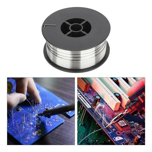 Set 4 Pz 1kg 1mm Microalambre Flux Para Soldar Fluxcore Sin Gas.