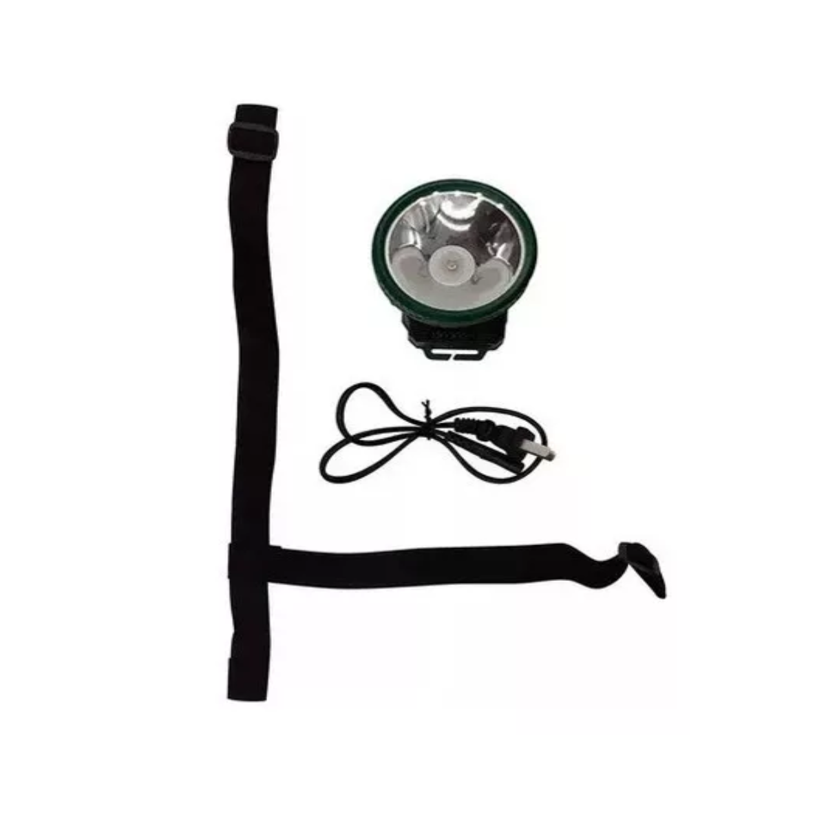 Lampara De Cabeza Led 1w Color de la linterna Verde/Negro.