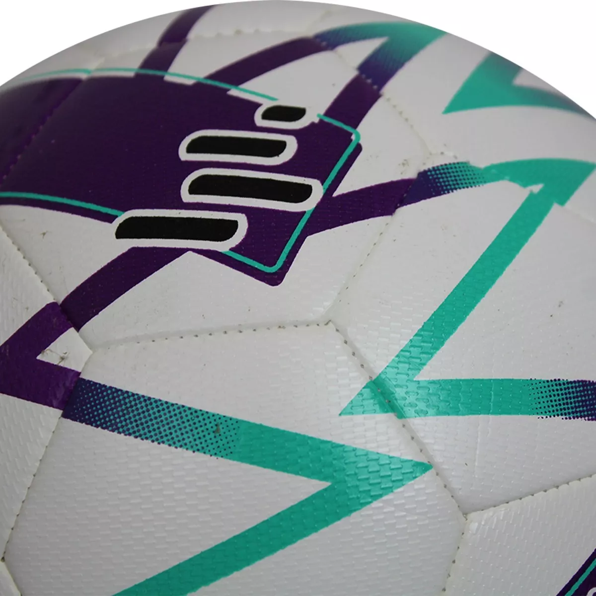 Balón De Fútbol Oka Pro 6.0 Híbrido Texturizado Número 5 Color Blanco/Morado.