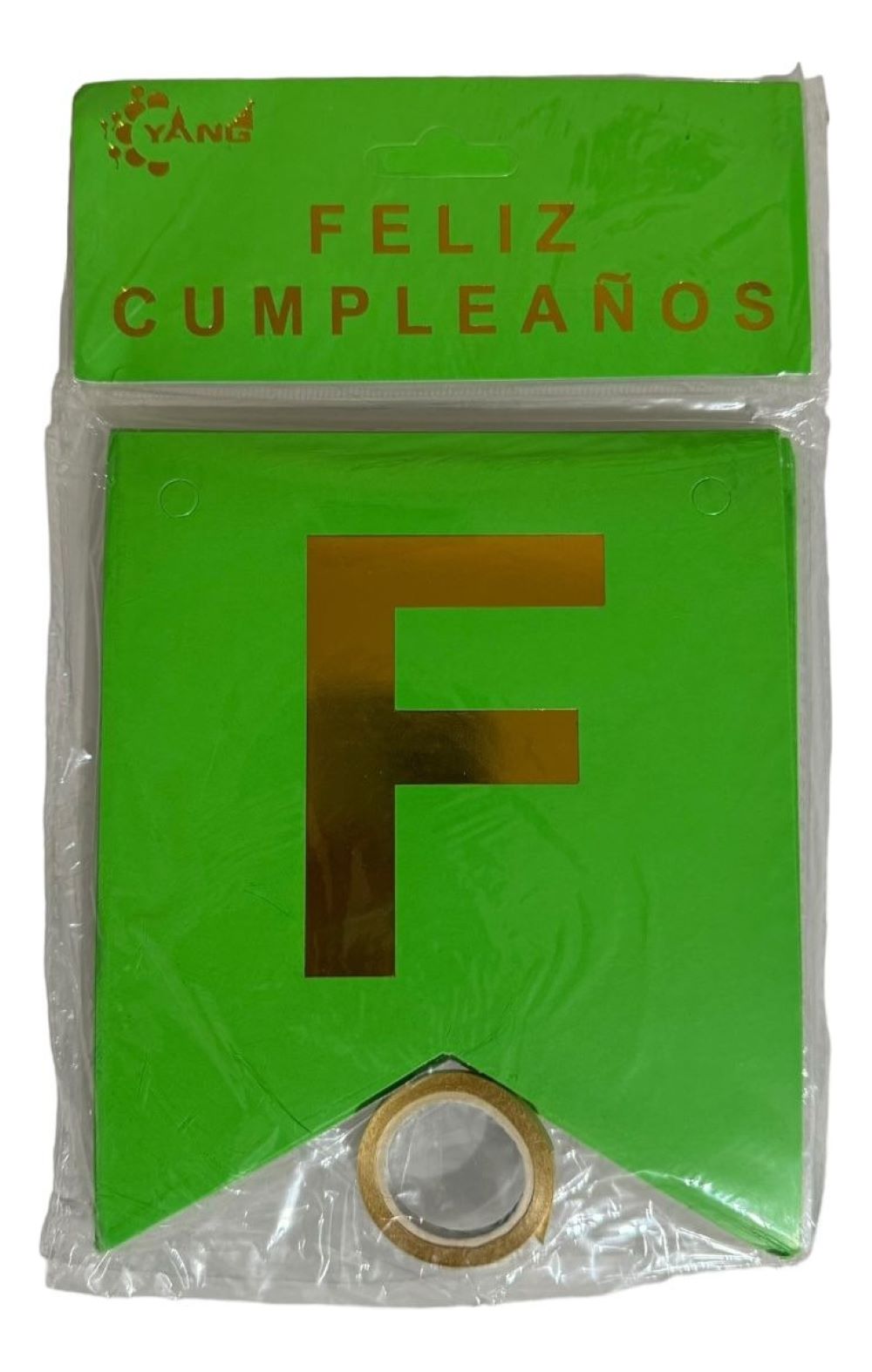 50 Banderin Feliz Cumpleaños Letrero Fiesta Mayoreo Banner.