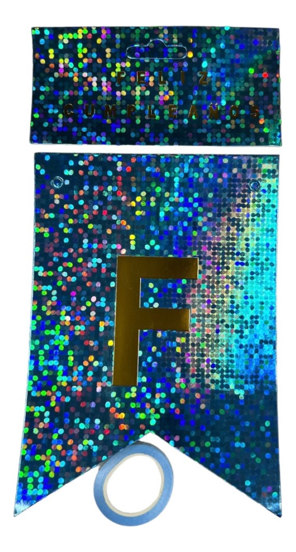 50 Banderin Feliz Cumpleaños Letrero Fiesta Mayoreo Banner.
