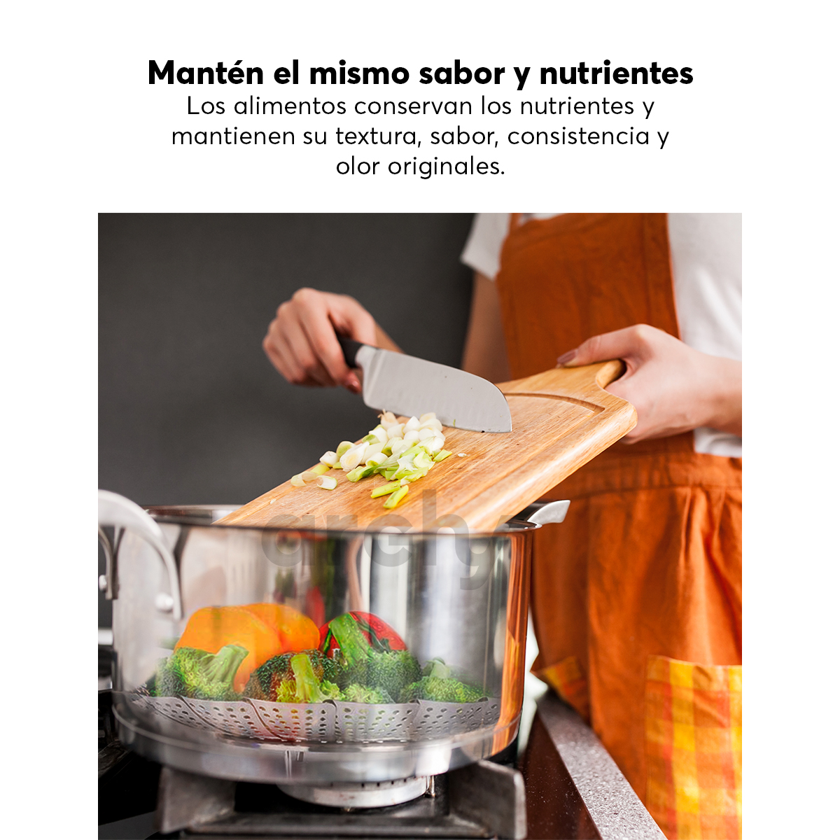 Cesta Vaporera Archy para Verduras Cestillo plegable Expandible 9" 23cm Acero Inoxidable para Cocer a Vapor alimentos, carnes, Comida Saludable, Utensilios de Cocina, Ajustable Olla (1686723) (23cm).