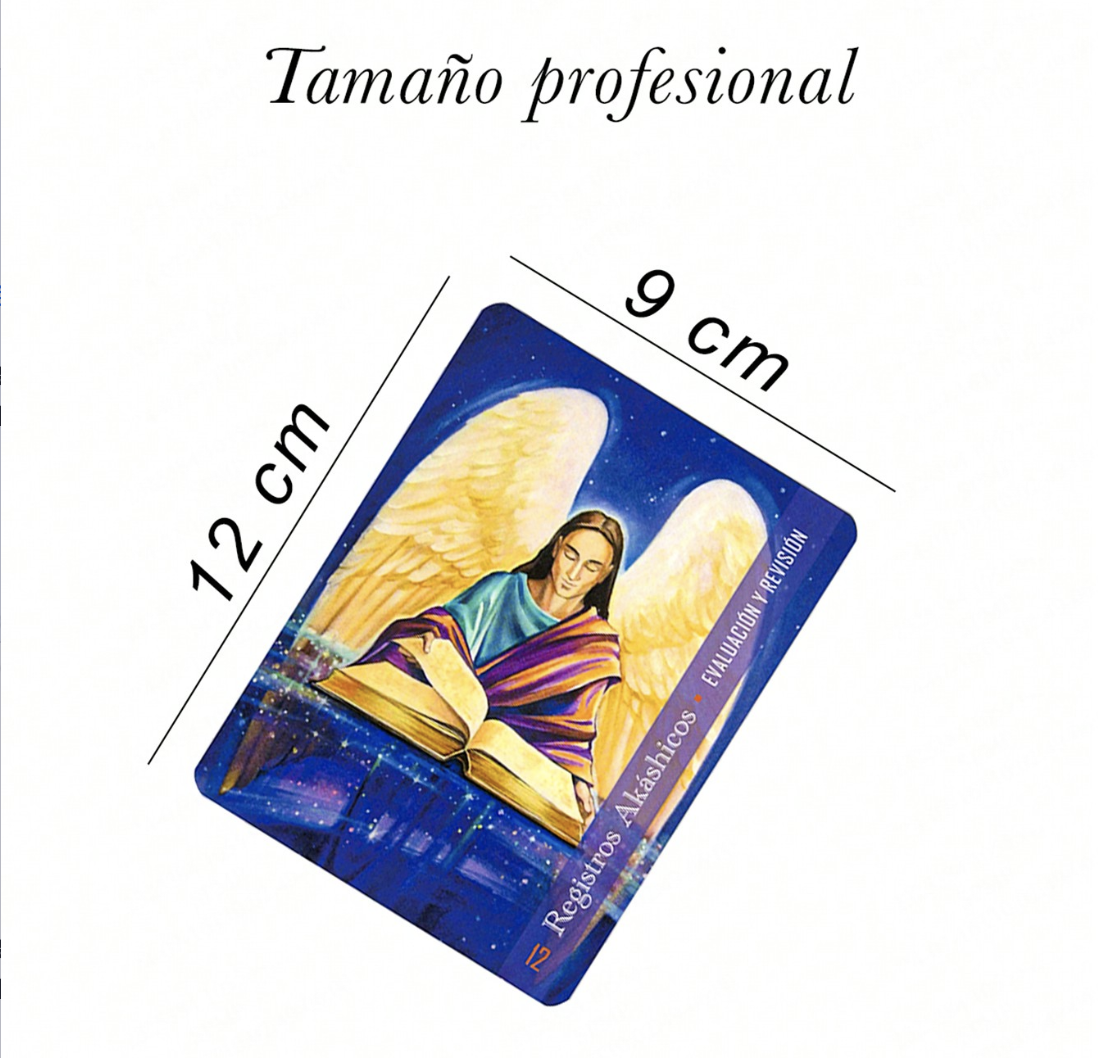 Tarot Oráculo Del Arcángel Metatron 55 Cartas + Libro Fisico.