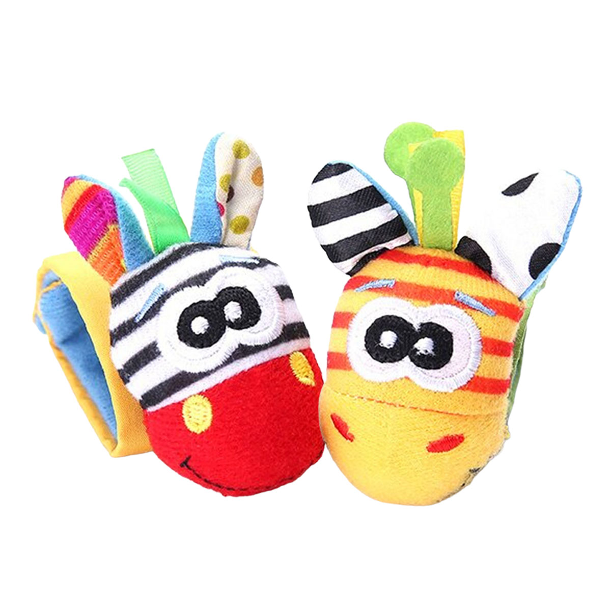 Set Calcetines Y Pulseras Sonajero Bebés Peluches Juguetes