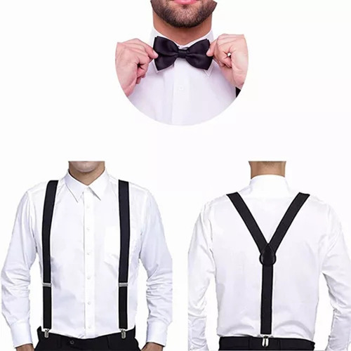 1pc Tirantes Para Adulto Pantalones Suspenders Ajustables.
