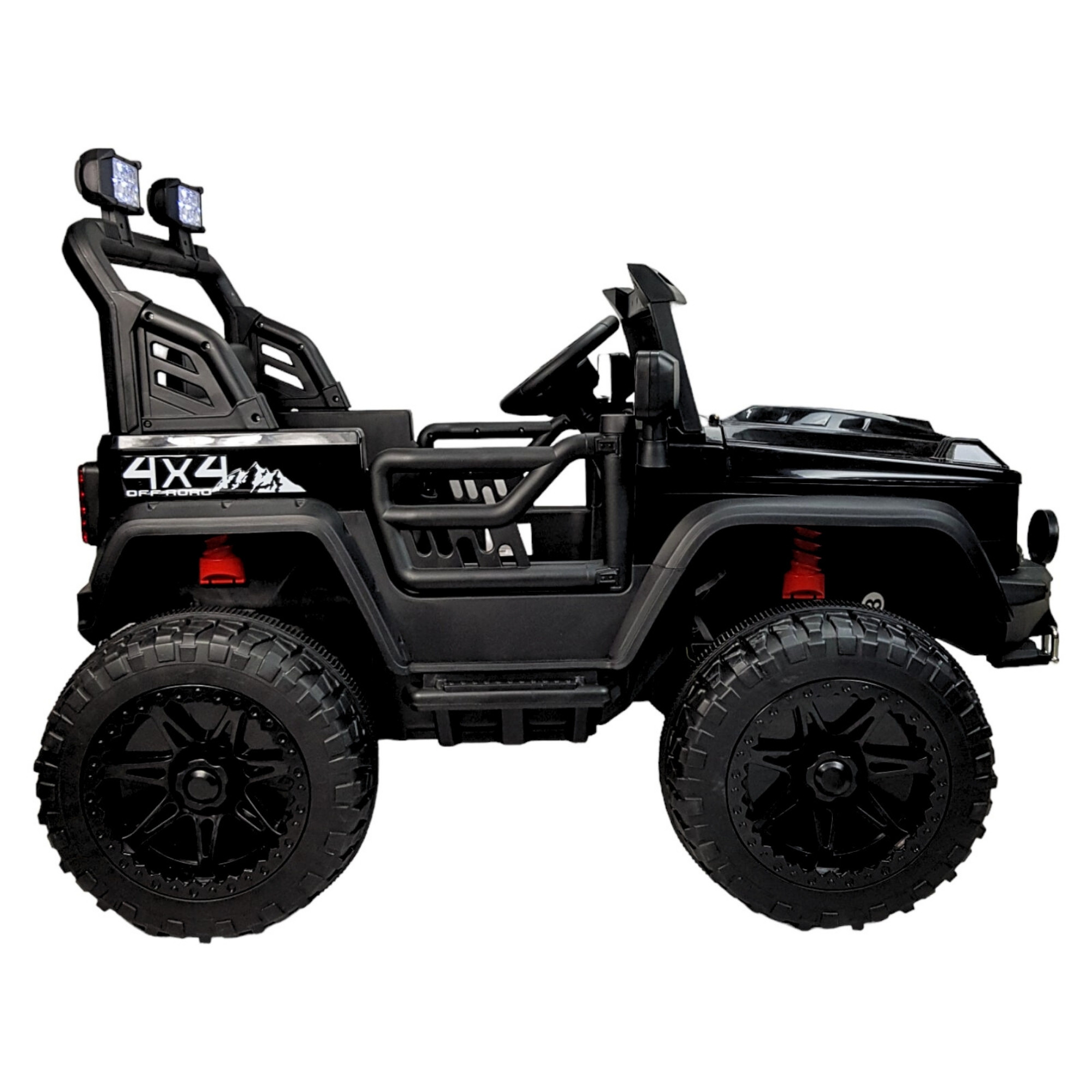 Montable Electrico Camioneta 4x4 para Niños Control Remoto 12v - Negro.