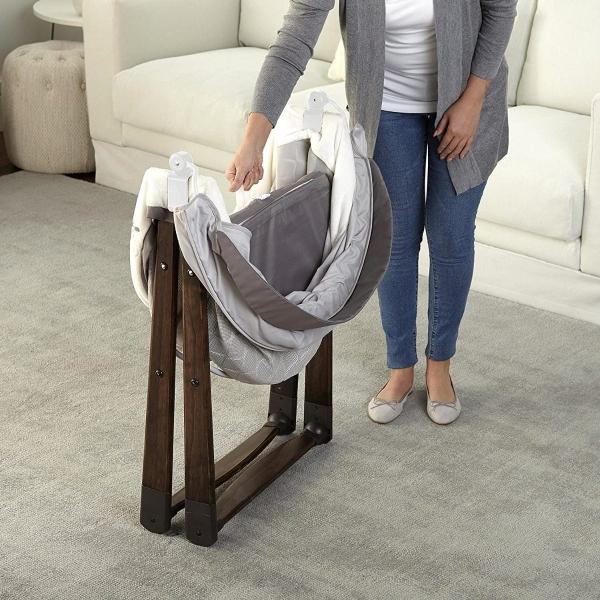 Cuna Moisés Mecedora Portátil Ingenuity Rocking Bambineto Wood Carrington