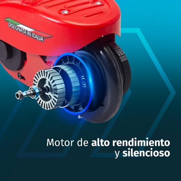 Scooter Patín Eléctrico Con Asiento Eco-forte 120w 12km/h Rojo