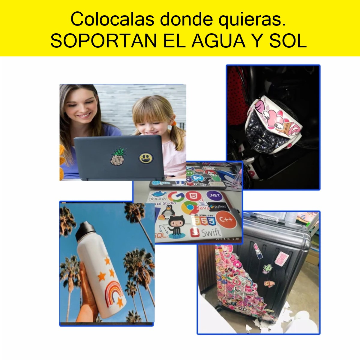 20 Pegatinas Anime variado randóm cosmos metálico ordenador portátil moto calcomanías impermeables.