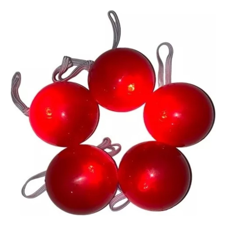 50 Nariz Luz Led Payaso Roja Luminosa Barato Mayoreo.