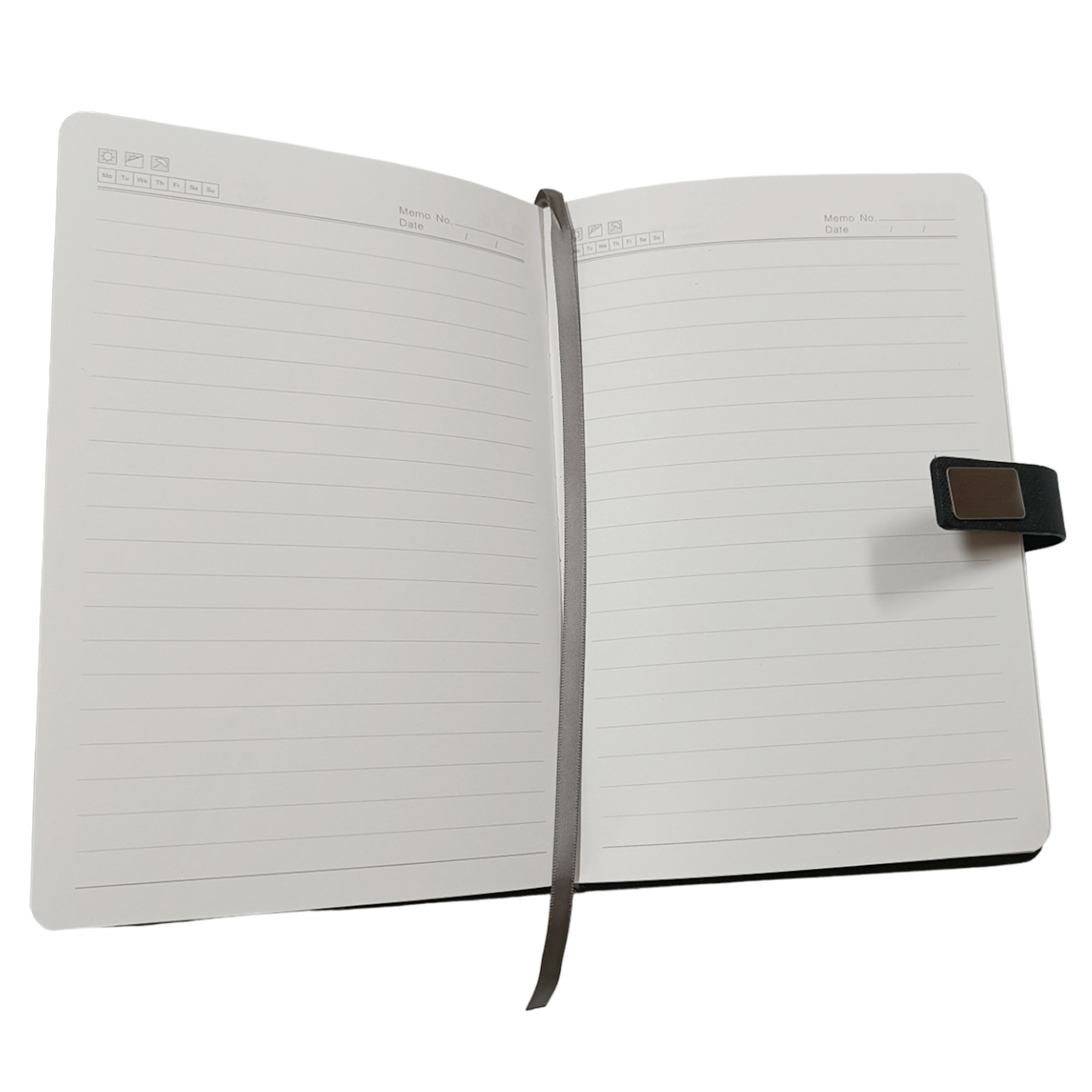 Caja Regalo Cuaderno Agenda De Cuero Con Bolígrafo Y Termo