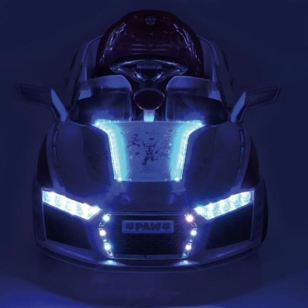 Carro Eléctrico Montable Paw Patrol 6v Con Luces Led Azul