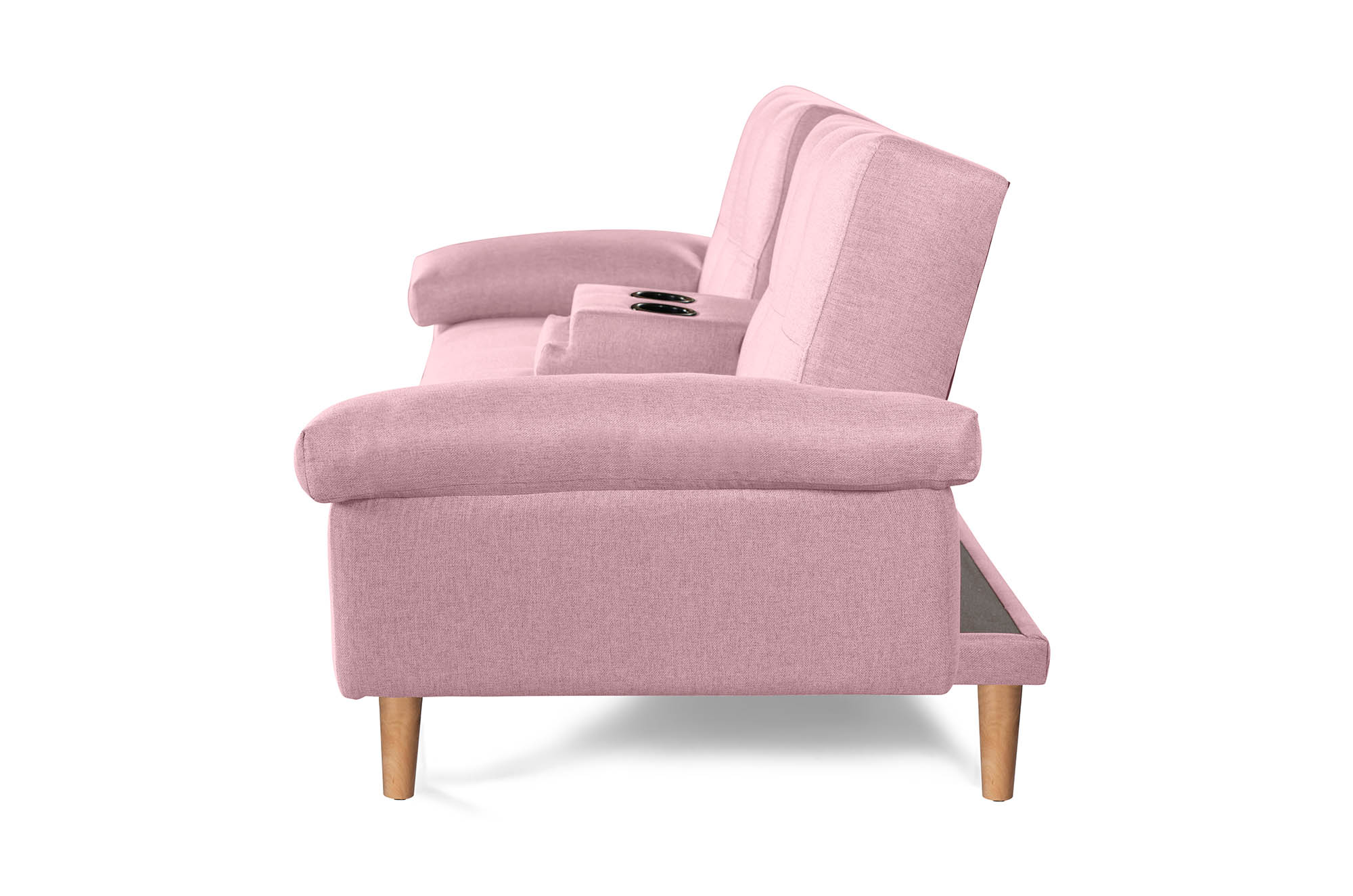 Sofá Cama De Lino Palo De Rosa Makora Modelo Hendrix