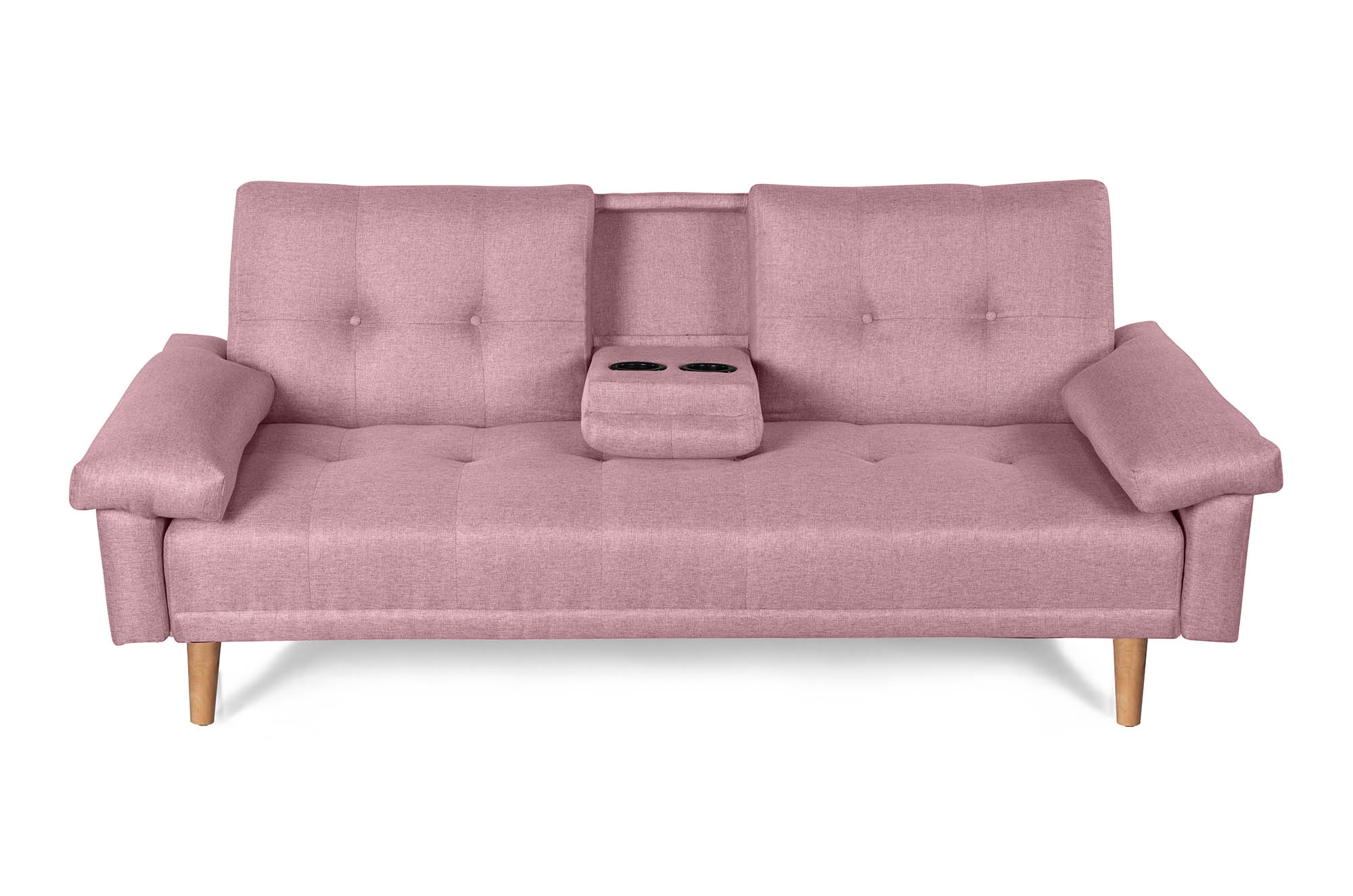 Sofá Cama De Lino Palo De Rosa Makora Modelo Hendrix
