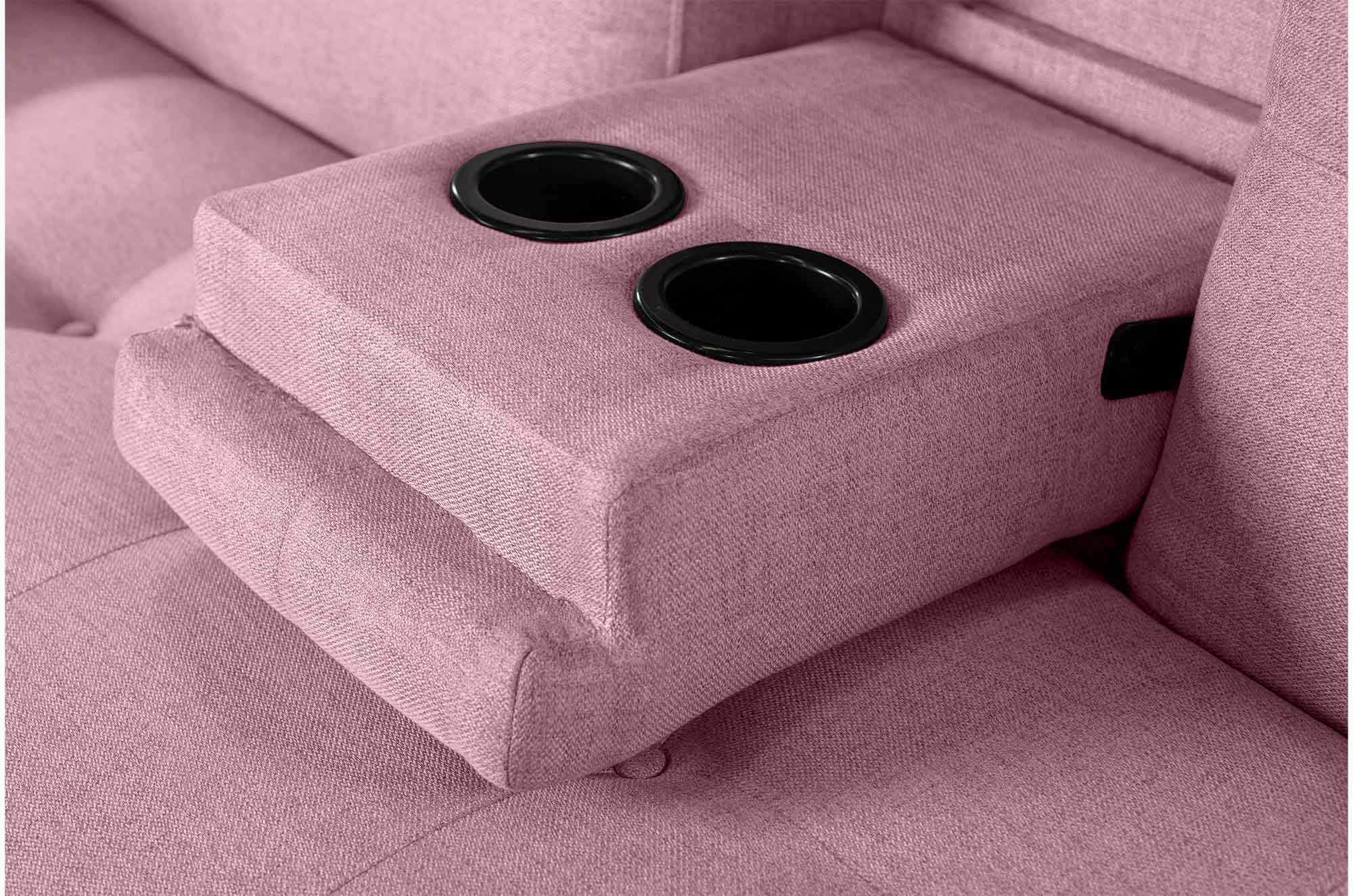 Sofá Cama De Lino Palo De Rosa Makora Modelo Hendrix